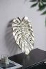 24.8x17.3x2" Gold Monstera Leaf Wall DÃ©cor