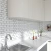 10pcs, Marble Peel and Stick Backsplash Tiles for Kitchen Walls Bathroom Countertops, 12 Inch*12 Inch, Adhesive Glazed Ceramic Surface,rproof, Heat Re