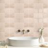 10pcs Self-adhesive Splash Wall Tiles, 10x10 Inch Self-adhesive Subway Tiles, High Quality Pink, Suitable for Kitchen and Bathroom Walasy DIY Home Dec