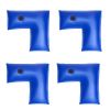 Corner Pool Water Tubes, 4 Pack 22.4 x 22.2 in, Corner Winter Water Bags with Leakproof Screw Cap, 0.4mm Heavy Duty PVC, Cold-Resistant Weights for In