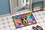 NEW Weimaraner Hippie Dawg Doormat Front Door Mat Indoor Outdoor Rugs for Entryway, Non Slip Washable Low Pile, 18H X 27W