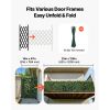 Expandable Fence Privacy Screen, 25 x 126 in Expand Artificial Plant Wall, Realistic Artificial Ivy Panel with 50 Zip Ties, Decorative Faux Greenery B