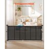 Retractable Baby Gate, 34 inch Tall, Extends up to 71 inch Wide, Retractable Gate for Kids or Pets, Mesh Material, Easy to Install for Indoor Stairs,