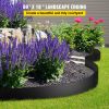 Landscape Edging, 10 inch Depth 80 ft Total Length, Recycled HDPE Coiled Terrace Board, Flexible Bender Border for Landscaping, Lawn, Garden, Yard, Ag