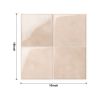 10pcs Self-adhesive Splash Wall Tiles, 10x10 Inch Self-adhesive Subway Tiles, High Quality Pink, Suitable for Kitchen and Bathroom Walasy DIY Home Dec