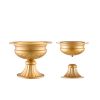 10PCS 16cm/6.3' Tall Wedding Flower Vase, Metal Wedding Centerpiece, Gold Floral Arrangement Stand Display Rack for Tables Wedding Dinner Party, Anniv