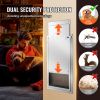 Pet Door, 11.3" x 16.02" Aluminum Frame with Lock and Flap System, Weatherproof Doggy Door, Easy to Install in Interior or Exterior Doors, Pet Door Su