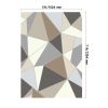 Area Rug, 5 x 7 ft Large Washable Rug, Non-Slip and Tear-Resistant Soft Carpet, Pet & Child Friendly Modern Area Rugs, Indoor Mat for Bedroom, Living