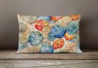 Nautical Collection Throw Pillow Throw Pillow for Indoor Couch Bed Outdoor Patio Washable, Sand Dollars 2820,12Hx16W