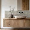 10pcs Self-Adhesive Splash Wall Tiles, 12x12 Inch Self-Adhesive Subway Tiles, Vintage Wall Stickers, Wall Decals, Suitable for Kitchen and Bathroom Wa