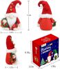 Christmas Gnomes Plush, 2 Pack Handmade Elf Santa Tomte Swedish Gnome Scandinavian Figurine Nordic Gnomes Plush Christmas Elf Doll Christmas Decoratio