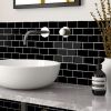 10pcs Self-Adhesive Splashproof Wall Tiles, 12x12 Inch Self-Adhesive Subway Tiles, Suitable for Kitchen and Bathroom Walls, Easy DIY