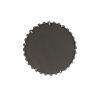 Beaded Round Wall Mirror 27"D